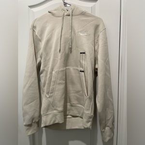Nike cream colored hoodie NWT Size Small
